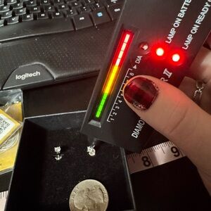 Elegant moissanite Silver Stud Earrings